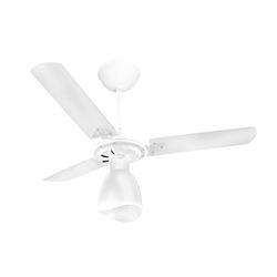 VENTILADOR TETO NEW DELTA LIGHT BRANCO/BRANCO 127V - Eletro Light