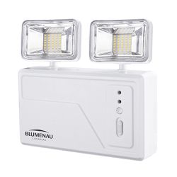LUMINARIA DE EMERGENCIA LED 2 FAROIS 18W 3000LM - Eletro Light