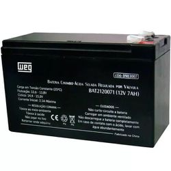 BATERIA SELADA ALARME/NOBREAK 12V/7AH - Eletro Light