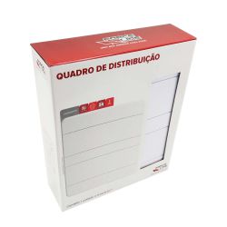 QUADRO DISTRIBUIÇÃO 24 DISJUNTORES SOBREPOR - Eletro Light