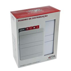 QUADRO DISTRIBUIÇÃO 16 DISJUNTORES EMBUTIR - Eletro Light