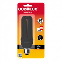 LAMPADA LUZ NEGRA 3U 20W 220V - Eletro Light