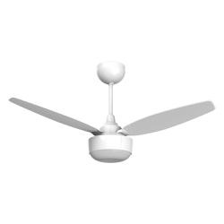 VENTILADOR TETO CICLO BRANCO/BRANCO C/ CONTROLE IN... - Eletro Light