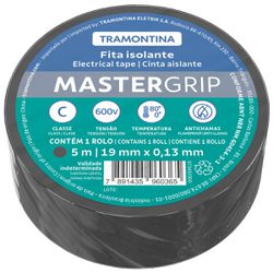 Fita Isolante Tramontina Classe C 0,13x19 mm Preta... - Eletro Light