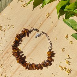 Pulseira Olho de Tigre - Proteção e Autoconfiança... - Loja Elfyn