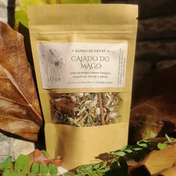 Banho de Ervas Cajado do Mago - Proteção Total - Loja Elfyn