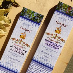 Incenso Alecrim Goloka Massala Ayurvedic - Ânimo e... - Loja Elfyn