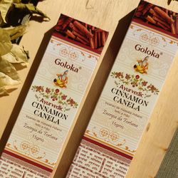 Incenso Canela Goloka Massala Ayurvedic - Prosperi... - Loja Elfyn