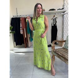 Vestido Kimika - Verde - Elisete Ferreira