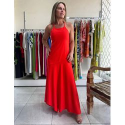 Vestido Mirela - Vermelho - Elisete Ferreira
