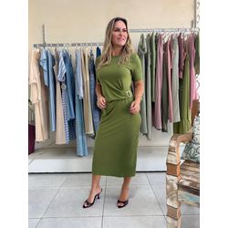 Vestido Cinto - Verde - Elisete Ferreira