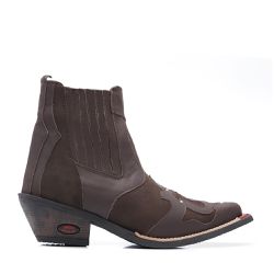 Bota Country Couro Masculino Lueders Marrom - ELITE COUNTRY 