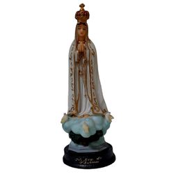 Nossa Senhora de Fátima Resina - 5120 - ELLA ARTESANATOS