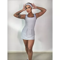 Vestido Luxy Cinza Luna - ELLAS FIT