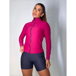 Casaco Zíper Tratorado Vinho Boheme - ELLAS FIT