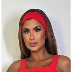 Faixa de Cabelo Vermelho Apple - ELLAS FIT