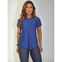 Camiseta Poliamida Marinho - ELLAS FIT