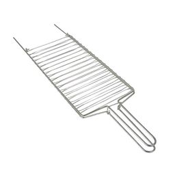 Grelha Dupla Côncava Inox 24x35 - Jotas Grill - 25... - Empório do Lazer