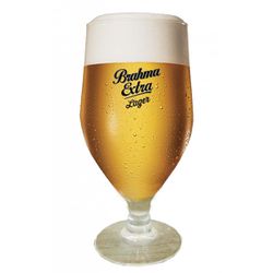 Taça de Cerveja Brahma Lager 380ml - Globalização ... - Empório do Lazer