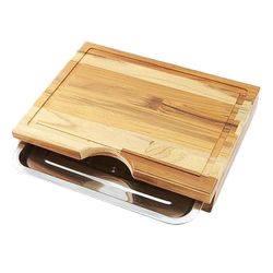 Tábua Para Corte G 47x30x5,5cm Com Bandeja - Oeste... - Empório do Lazer