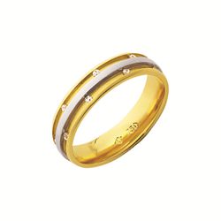 Alianças de casamento e noivado em ouro 18k 750 tr... - EMPORIUM DAS ALIANÇAS