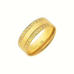 Alianças de casamento e noivado em ouro 18k 750 tr... - EMPORIUM DAS ALIANÇAS