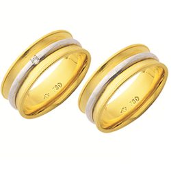 Alianças de casamento e noivado em ouro 18k 750 2 ... - EMPORIUM DAS ALIANÇAS