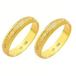 Alianças de casamento e noivado em ouro 18k 750 tr... - EMPORIUM DAS ALIANÇAS