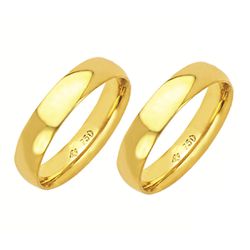 Alianças de casamento e noivado em ouro 18k 750 ab... - EMPORIUM DAS ALIANÇAS