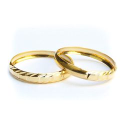 Par Aparador de aliança em Ouro para noivado e cas... - EMPORIUM DAS ALIANÇAS