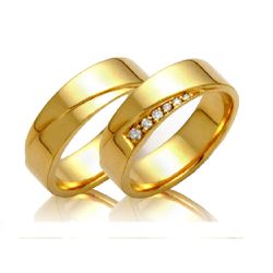 Alianças de casamento e noivado em ouro 18k 750 tr... - EMPORIUM DAS ALIANÇAS