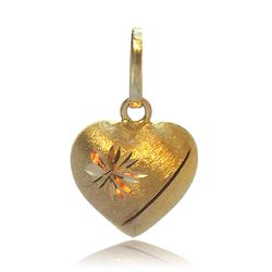 Pingente de Ouro 18k coração delicado e desenhado ... - EMPORIUM DAS ALIANÇAS