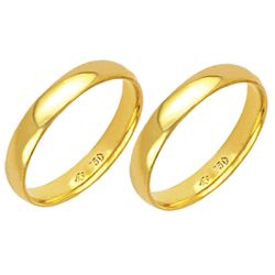 Alianças de casamento e noivado em ouro 18k 750 an... - EMPORIUM DAS ALIANÇAS