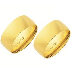 Alianças de casamento e noivado em ouro 18k 750 ab... - EMPORIUM DAS ALIANÇAS