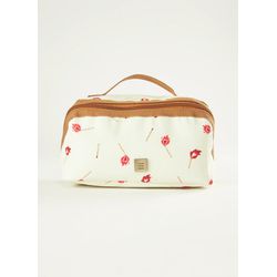 NECESSAIRE CANVAS ESTAMPADA FÓSFORO - Empório Isa