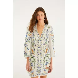 VESTIDO CURTO ESTAMPADO ELSA - Empório Isa