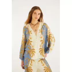 BATA ESTAMPADA OURINHO TROPICAL - Empório Isa