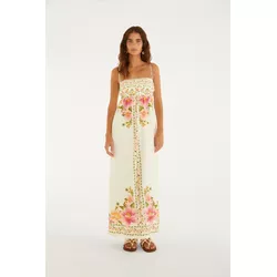 VESTIDO LONGO ESTAMPADO CAROLINA - Empório Isa