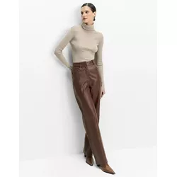 CALÇA RETA COURO - Empório Isa