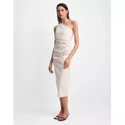 VESTIDO OMBRO SÓ COM LINHO 360 - Empório Isa