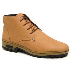 Coturno Masculino Cat Amarelo Em Couro Legítimo - ... - ENURI - Calçados Masculinos