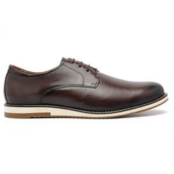 Sapato Social Oxford Derby Masculino Casual em Cou... - ENURI - Calçados Masculinos