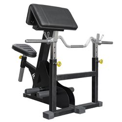 Banco Scott com Regulagem de Altura - Equipamentos Line Fitness