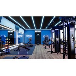 Academia Condomínio/Studio 45 a 60mt² - Equipamentos Line Fitness