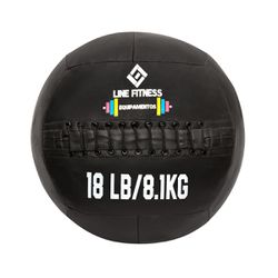 Wall Ball em Couro 18lb/8,1kg - Equipamentos Line Fitness