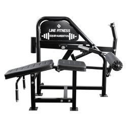 Mesa Flexora Deitada Profissional Para Academia - Equipamentos Line Fitness