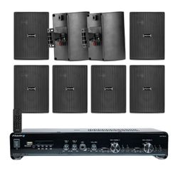 KIT SOM SLIM 160.2 + 4 PARES PS200 PRETA - 6000000... - Escutsom