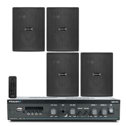 KIT SOM SLIM 1600 + 2 PARES PS200 PRETA - 60000000... - Escutsom