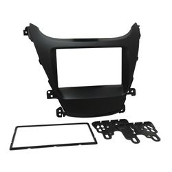 MOLDURA 3161 2DIN HYUNDAI ELANTRA 12 14 PRETA - 63 - Escutsom