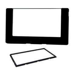 MOLDURA 2435 2DIN GOL G6 VOYAGEM SAVEIRO PRATA - 2... - Escutsom